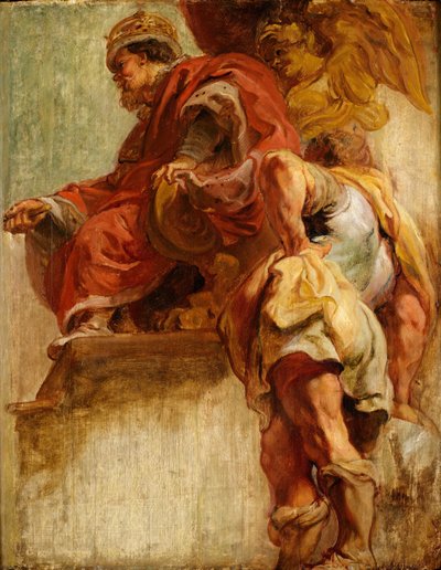 El rey Jacobo I uniendo Inglaterra y Escocia, 1632-33 de Peter Paul Rubens