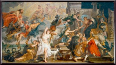 La apoteosis de Enrique IV y la proclamación de Peter Paul Rubens