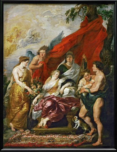 Nacimiento de Luis XIII en Fontainebleau de Peter Paul Rubens