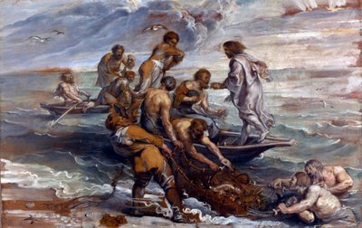 La pesca milagrosa. Pintura de Pieter Paul Rubens de Peter Paul Rubens