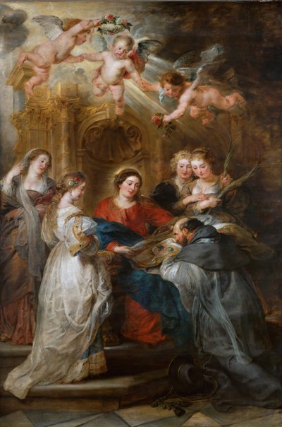 La visión de San Ildefonso de Peter Paul Rubens