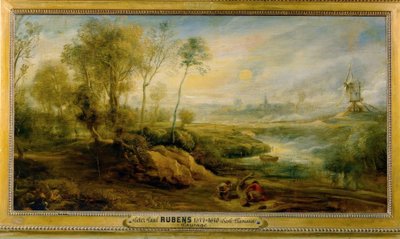 Paisaje con cazadores de aves de Peter Paul Rubens