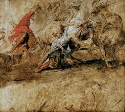 Caza de leones de Peter Paul Rubens