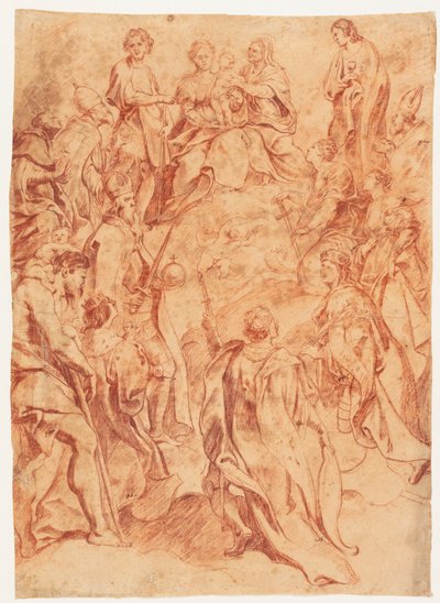 Maria mit dem Kind und Heiligen de Peter Paul Rubens