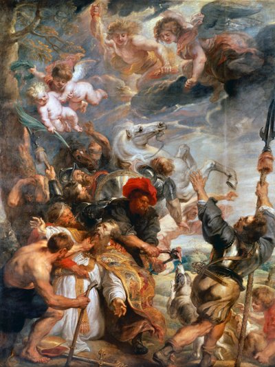 Martirio de San Livino (óleo sobre lienzo) de Peter Paul Rubens