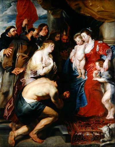 María con Jesús y Juan de Peter Paul Rubens