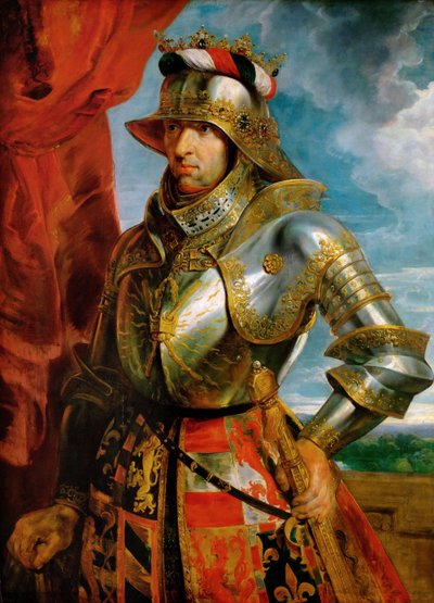Maximiliano I de Austria - Retrato del Emperador Maximiliano I por Pieter Paul Rubens. Museo de Historia del Arte, Viena de Peter Paul Rubens