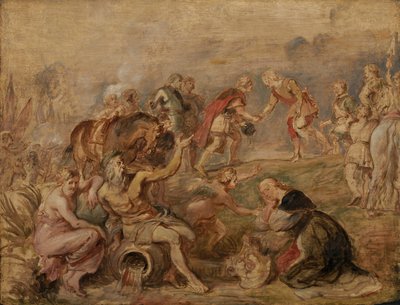 Encuentro del Rey Fernando de Hungría y el Cardenal-Infante Fernando de España en Nördlingen de Peter Paul Rubens