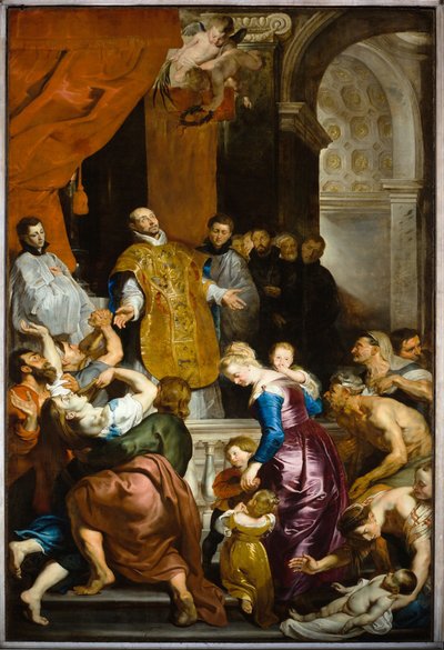Milagros de San Ignacio de Loyola - 1620 de Peter Paul Rubens