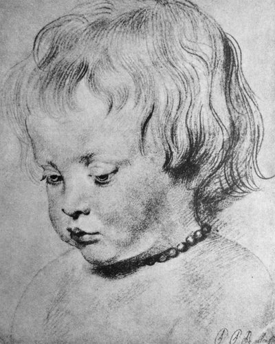Nicholaas Rubens con un collar de coral de Peter Paul Rubens
