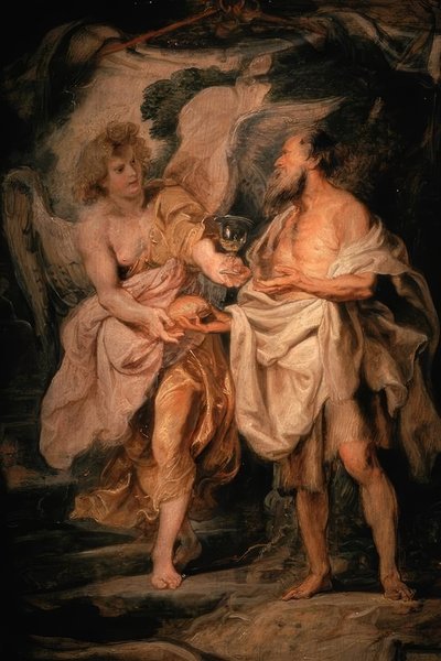 P.P. Rubens, Elías y el ángel de Peter Paul Rubens