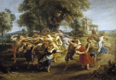 Danza campesina, 1630-1635 de Peter Paul Rubens