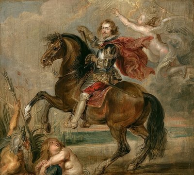 Retrato del Duque de Buckingham a caballo. 1625 de Peter Paul Rubens