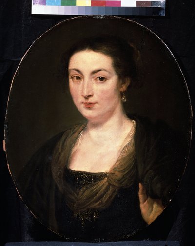 Retrato de Isabella Brant (1591-1626) (Retrato de Isabella Brant). Pintura de Peter Paul (Pierre-Paul) Rubens (o Peter Paul o Petrus Paulus) (1577-1640). Óleo sobre tabla, 60 x 49 cm, hacia 1615-1620. Arte flamenco, estilo barroco. Museo de Bellas Artes de de Peter Paul Rubens