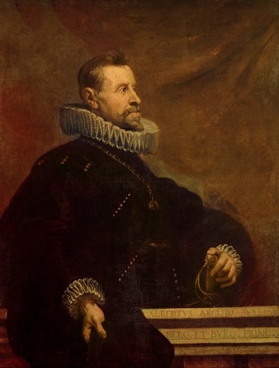 Retrato de Alberto de Habsburgo, Archiduque de Austria, Gobernador de los Países Bajos de Peter Paul Rubens