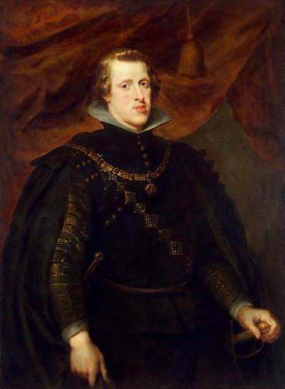 Retrato del Rey Felipe IV de España, de los Países Bajos Españoles y Rey de Portugal, c. 1628-1629 de Peter Paul Rubens