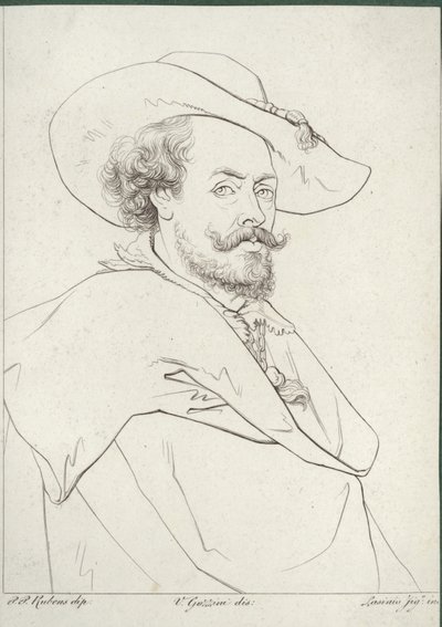 Retrato de Peter Paul Rubens de Peter Paul Rubens