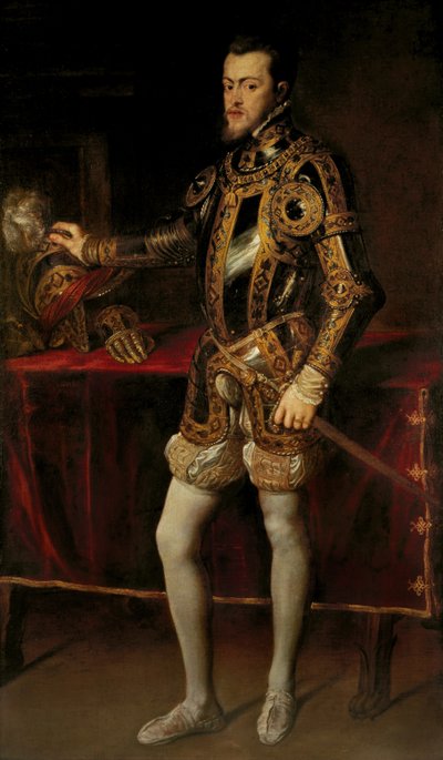 Retrato de Felipe II, Rey de España, cuando Príncipe, c.1628-29 de Peter Paul Rubens
