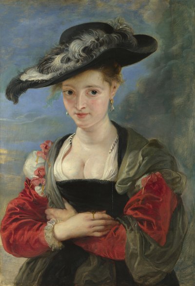 Retrato de Susanna Lunden Le Chapeau de Paille, 1622-1625 de Peter Paul Rubens
