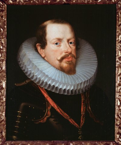 Retrato de un caballero flamenco con gorguera de Peter Paul Rubens