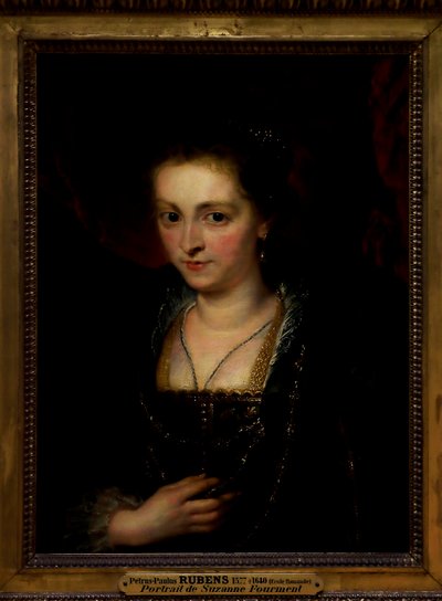 Retrato de una mujer. Retrato de Suzanna Fourment de Peter Paul Rubens