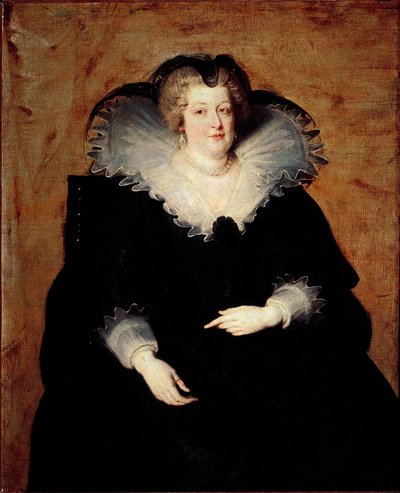 Retrato de la Reina de Francia María de Médicis de Peter Paul Rubens