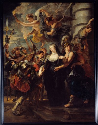 La reina María de Médicis huyendo del Château de Blois de Peter Paul Rubens