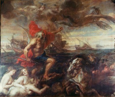 Quos ego! – Neptuno calmando las olas de Peter Paul Rubens