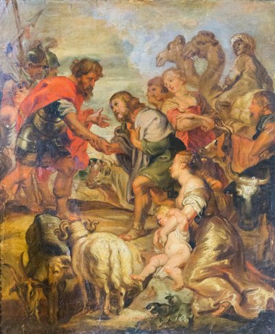 Reconciliación de Esaú y Jacob de Peter Paul Rubens