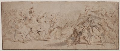 Reconciliación de los Romanos y los Sabinos, c. 1632-35 de Peter Paul Rubens