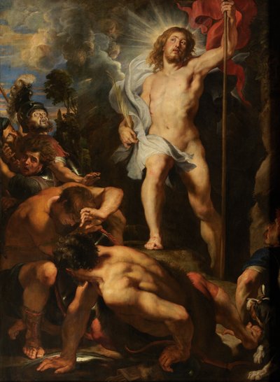 Resurrección de Cristo, c.1611-12 (óleo sobre tabla) de Peter Paul Rubens