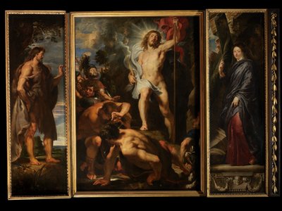 Resurrección de Cristo, c.1611-12 (óleo sobre tabla) de Peter Paul Rubens