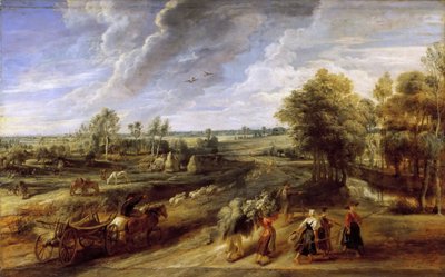 Regreso de la cosecha, ca 1637 de Peter Paul Rubens