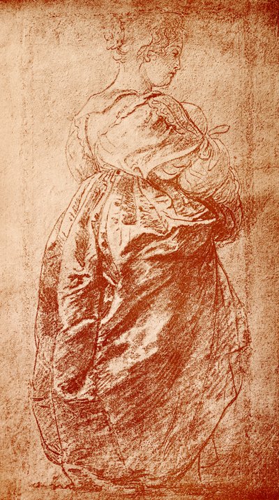Estudio de vestimenta para una dama de Peter Paul Rubens