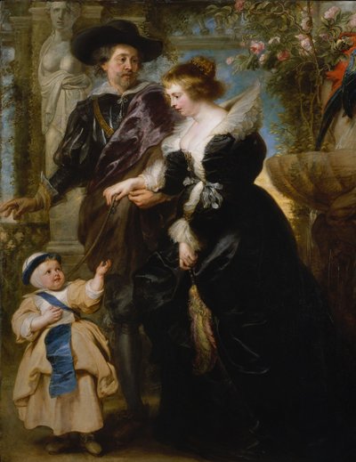 Rubens, su esposa Helena Fourment y su hijo Frans de Peter Paul Rubens