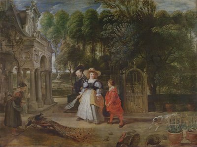 Rubens y Helene Fourment (1614-73) en el jardín de Peter Paul Rubens