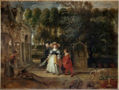 Rubens y su segunda esposa en el jardín de Peter Paul Rubens