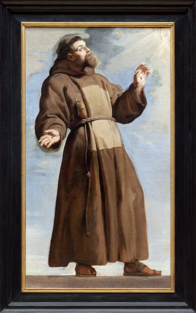 San Francois en Estasy (óleo sobre lienzo) de Peter Paul Rubens