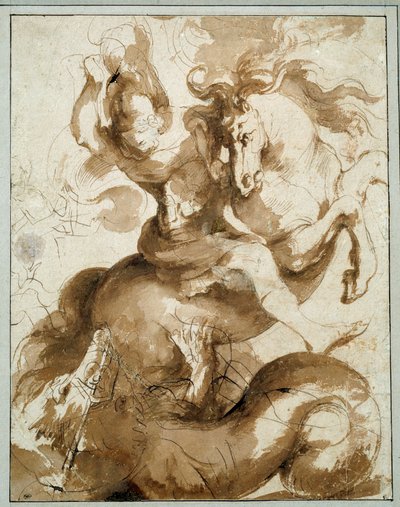 San Jorge matando al dragón de Peter Paul Rubens