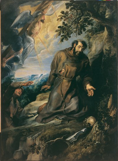San Francisco recibe los estigmas de Peter Paul Rubens