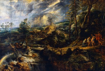Paisaje tormentoso, c.1625 de Peter Paul Rubens