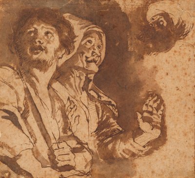 Estudio para una adoración de los pastores de Peter Paul Rubens