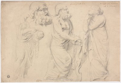 Estudios de un sarcófago romano de Peter Paul Rubens
