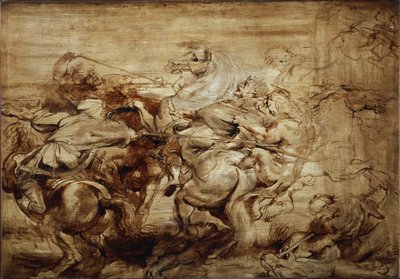 Estudio para la caza del león de Peter Paul Rubens
