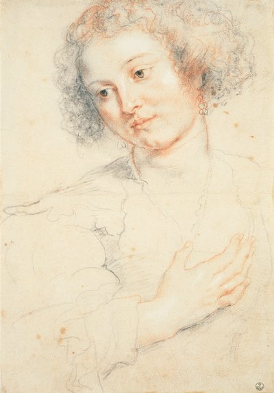 Estudio de la Cabeza de Santa Apolonia de Peter Paul Rubens