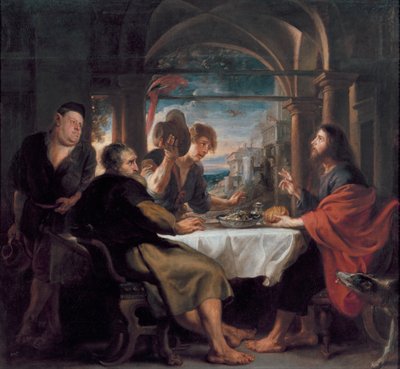 La cena de Emaús, c.1638 de Peter Paul Rubens