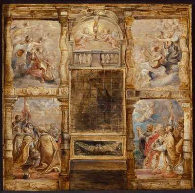 La adoración de la Eucaristía de Peter Paul Rubens