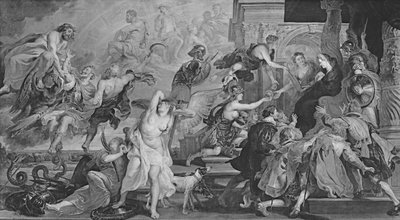 La apoteosis de Enrique IV y la proclamación de la regencia de María de Médici de Peter Paul Rubens