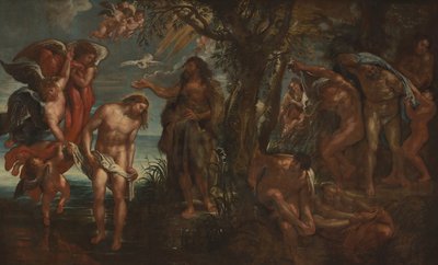 El Bautismo de Cristo de Peter Paul Rubens