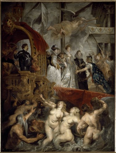 El embarque de María de Médicis en el puerto de Marsella el 3 de noviembre de Peter Paul Rubens